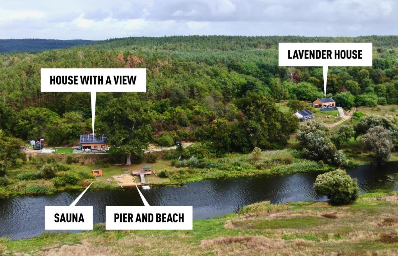 Houses With A View#Sauna#Jaccuzi Gozdowice Eksteriør billede